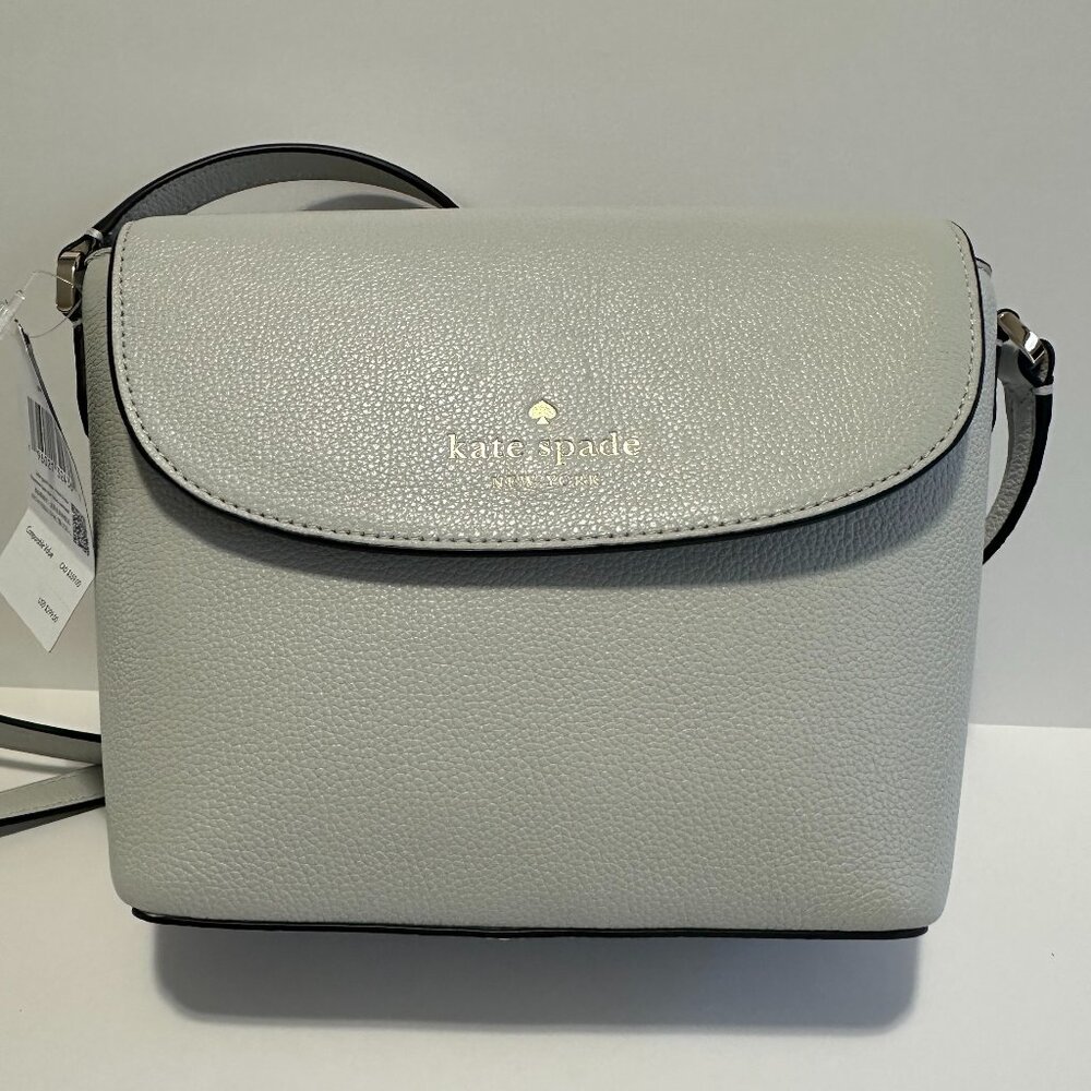 NWT KATE SPADE Emmie Flap Crossbody Quill Grey